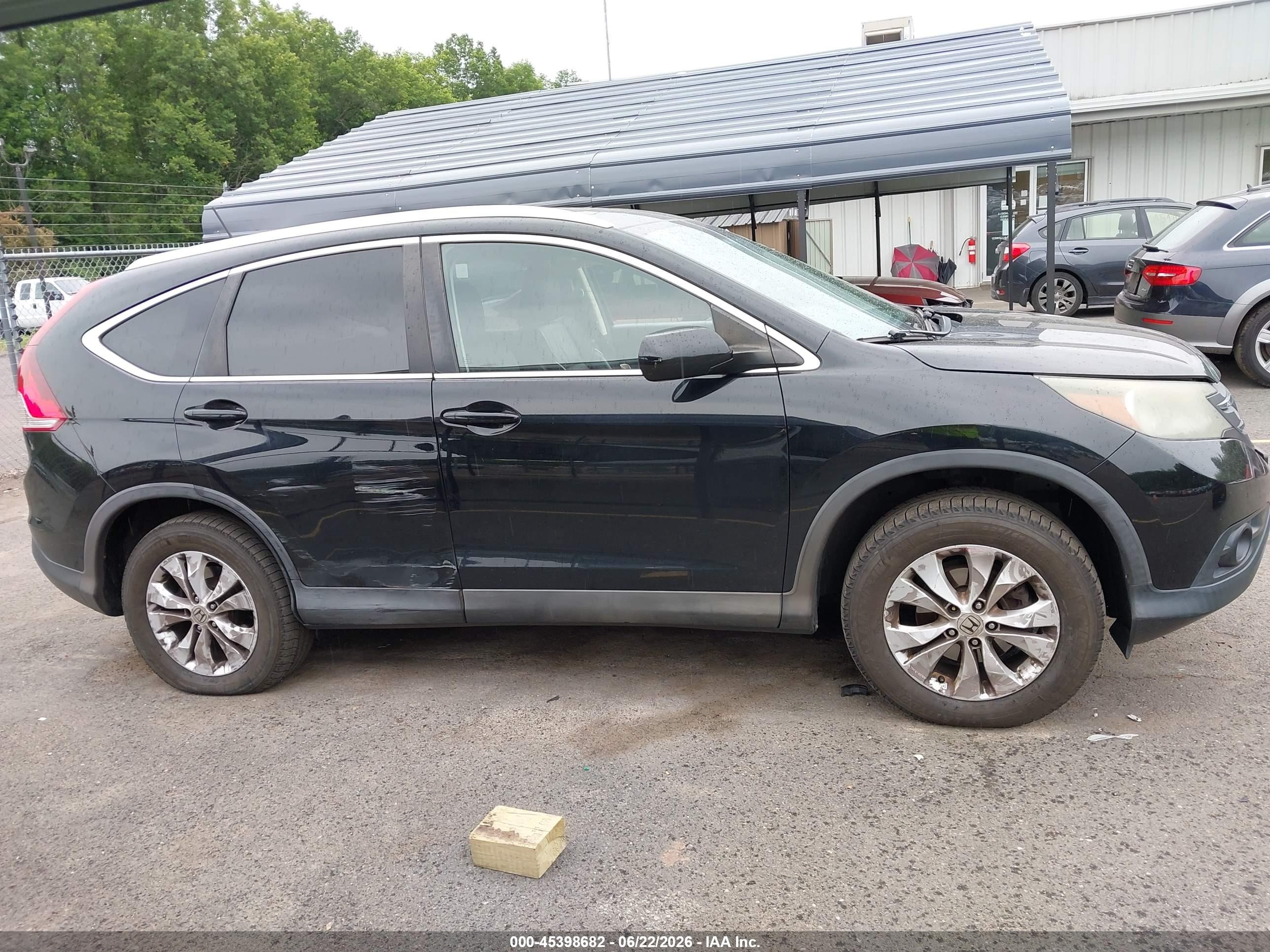 2014 Honda Cr-v Ex-l Черный vin: 2HKRM4H7XEH677779