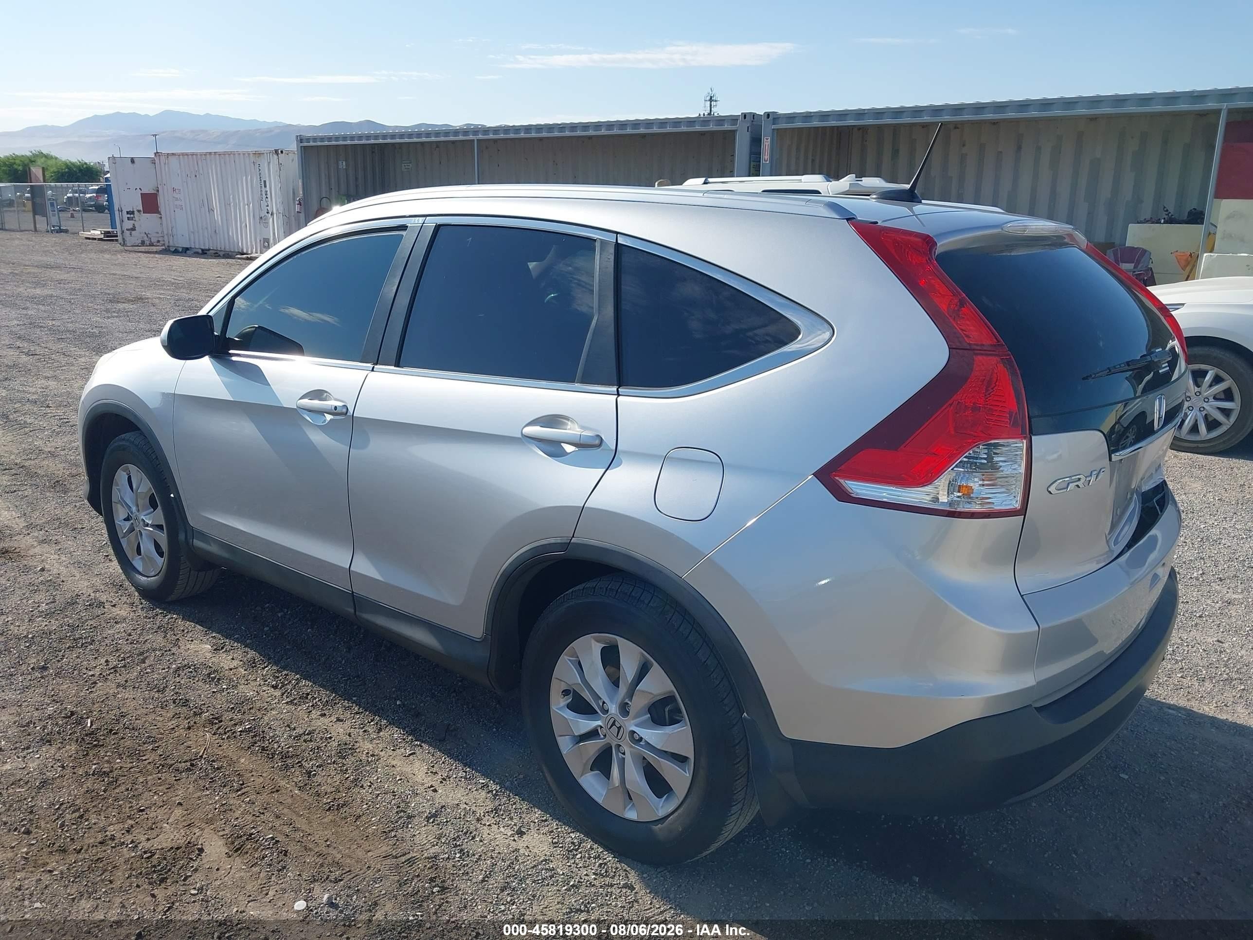2014 Honda Cr-v Ex-l Silver vin: 2HKRM4H7XEH678530