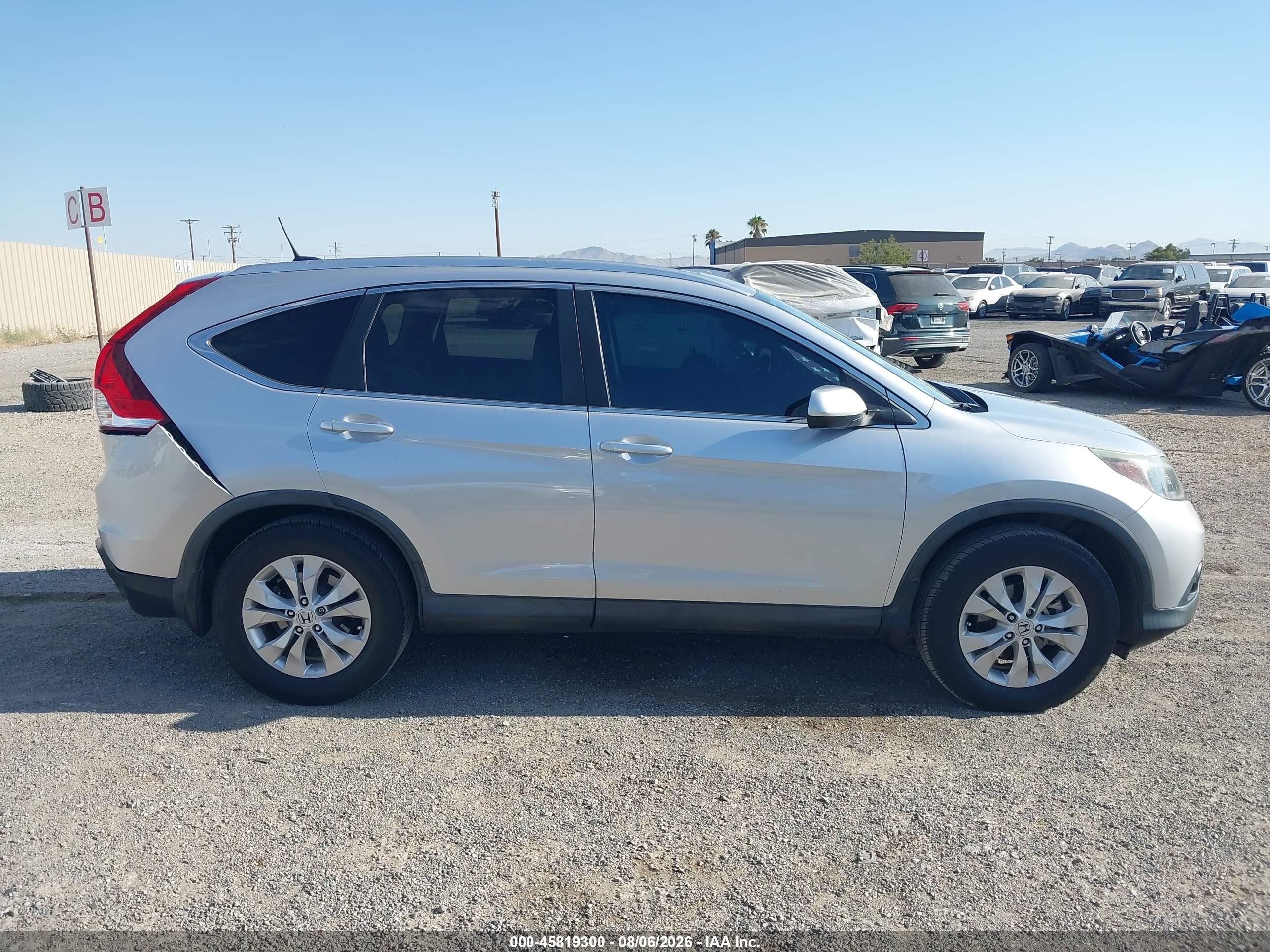 2014 Honda Cr-v Ex-l Silver vin: 2HKRM4H7XEH678530
