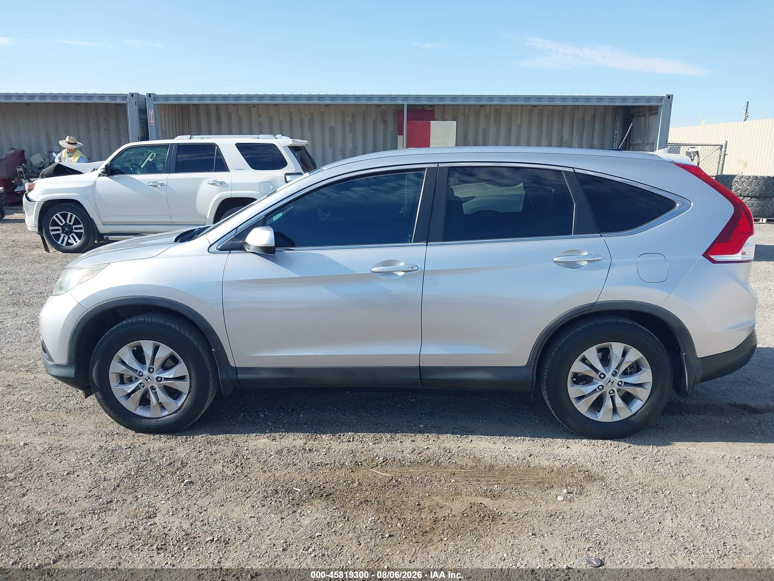 2014 Honda Cr-v Ex-l Silver vin: 2HKRM4H7XEH678530