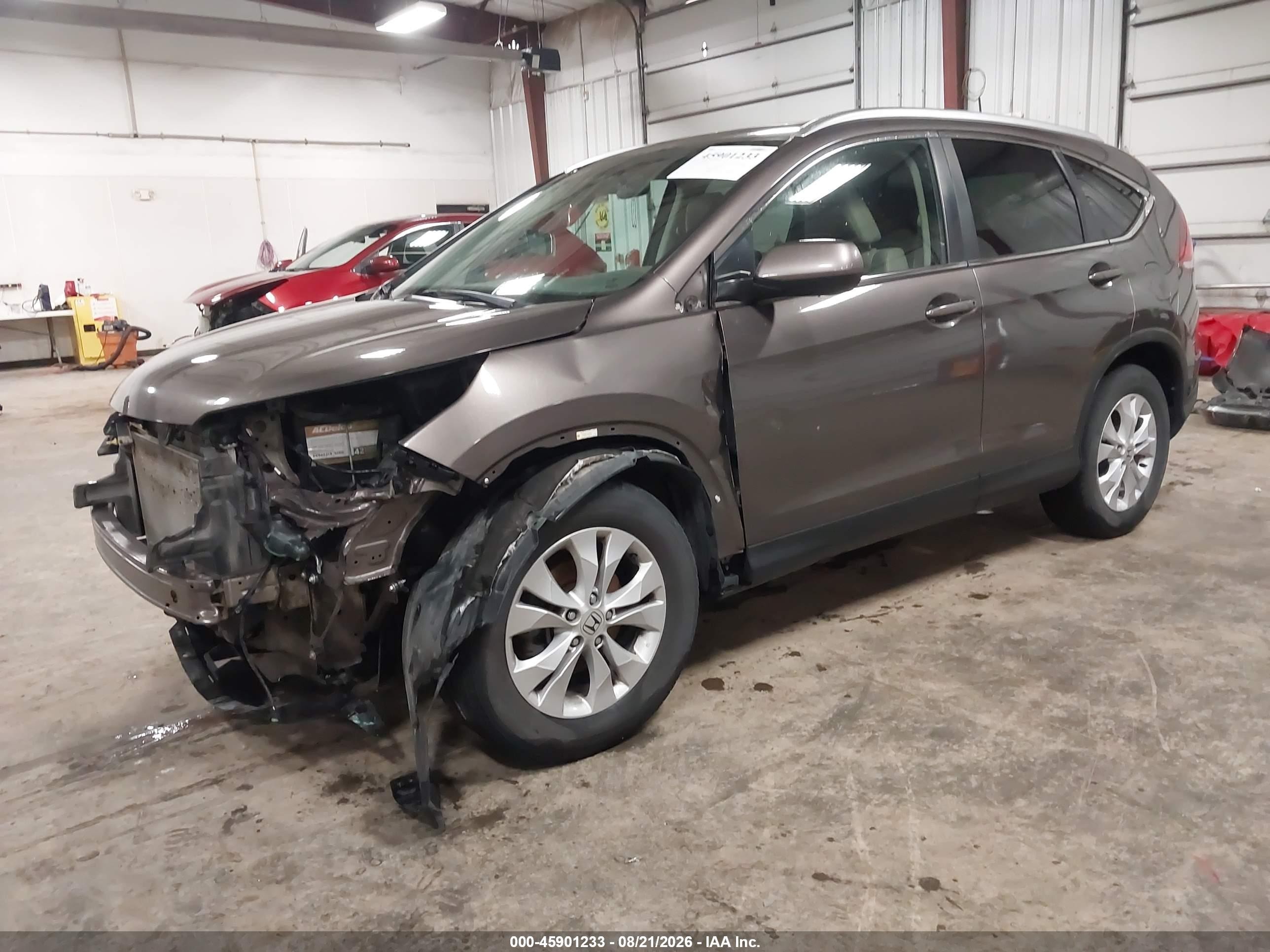 2014 Honda Cr-v Ex-l Серый vin: 2HKRM4H7XEH684313