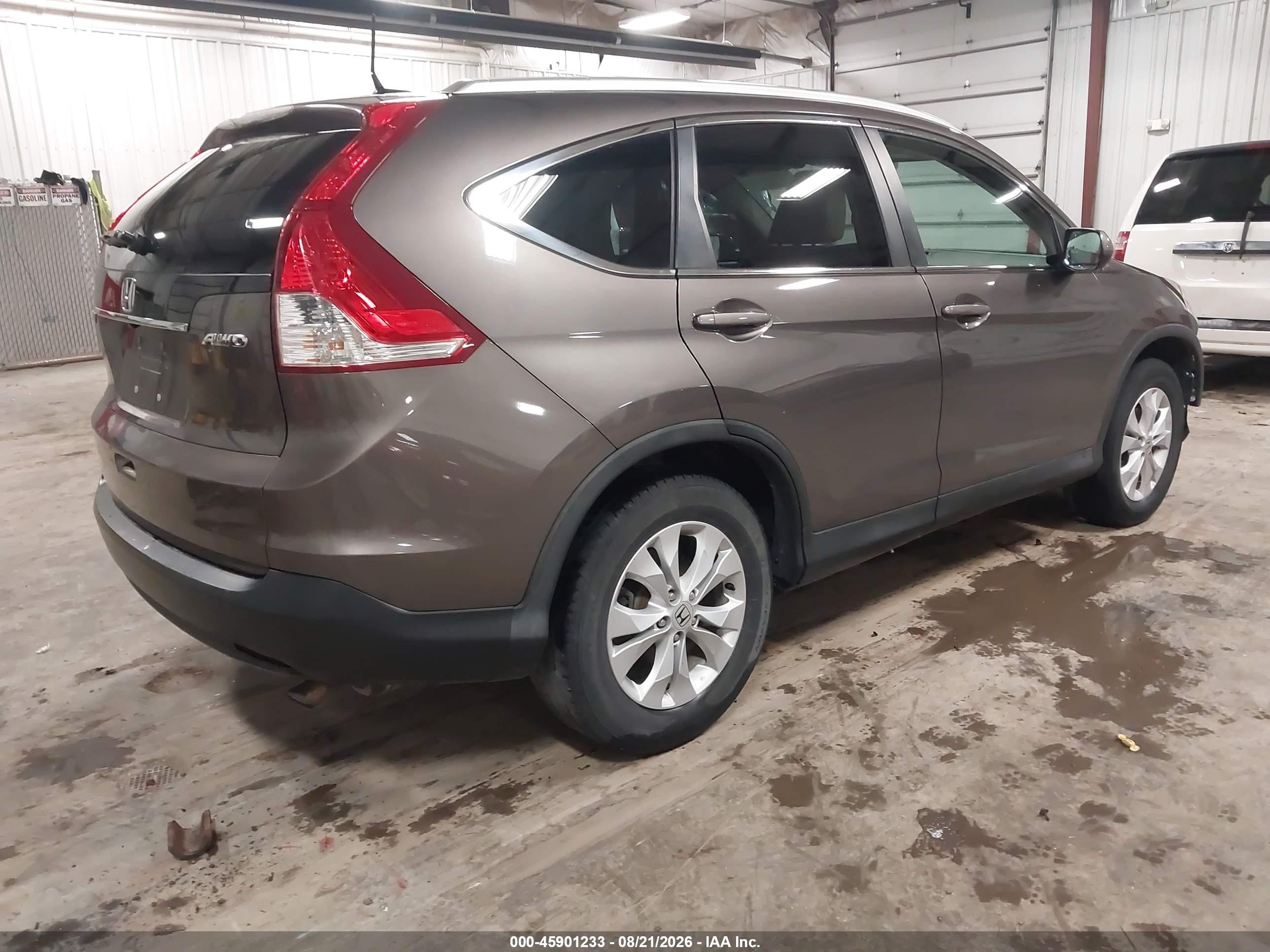 2014 Honda Cr-v Ex-l Серый vin: 2HKRM4H7XEH684313