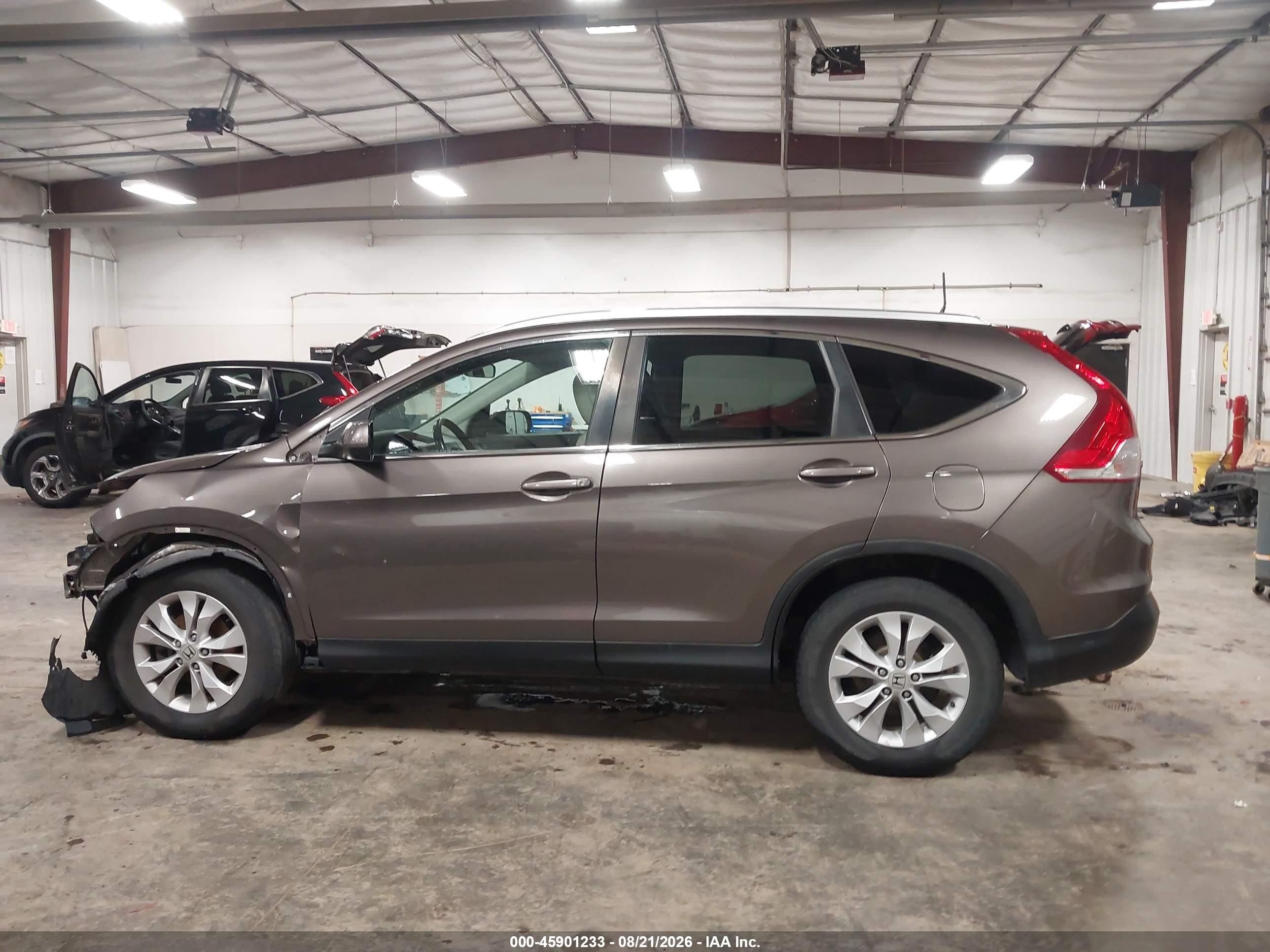 2014 Honda Cr-v Ex-l Серый vin: 2HKRM4H7XEH684313