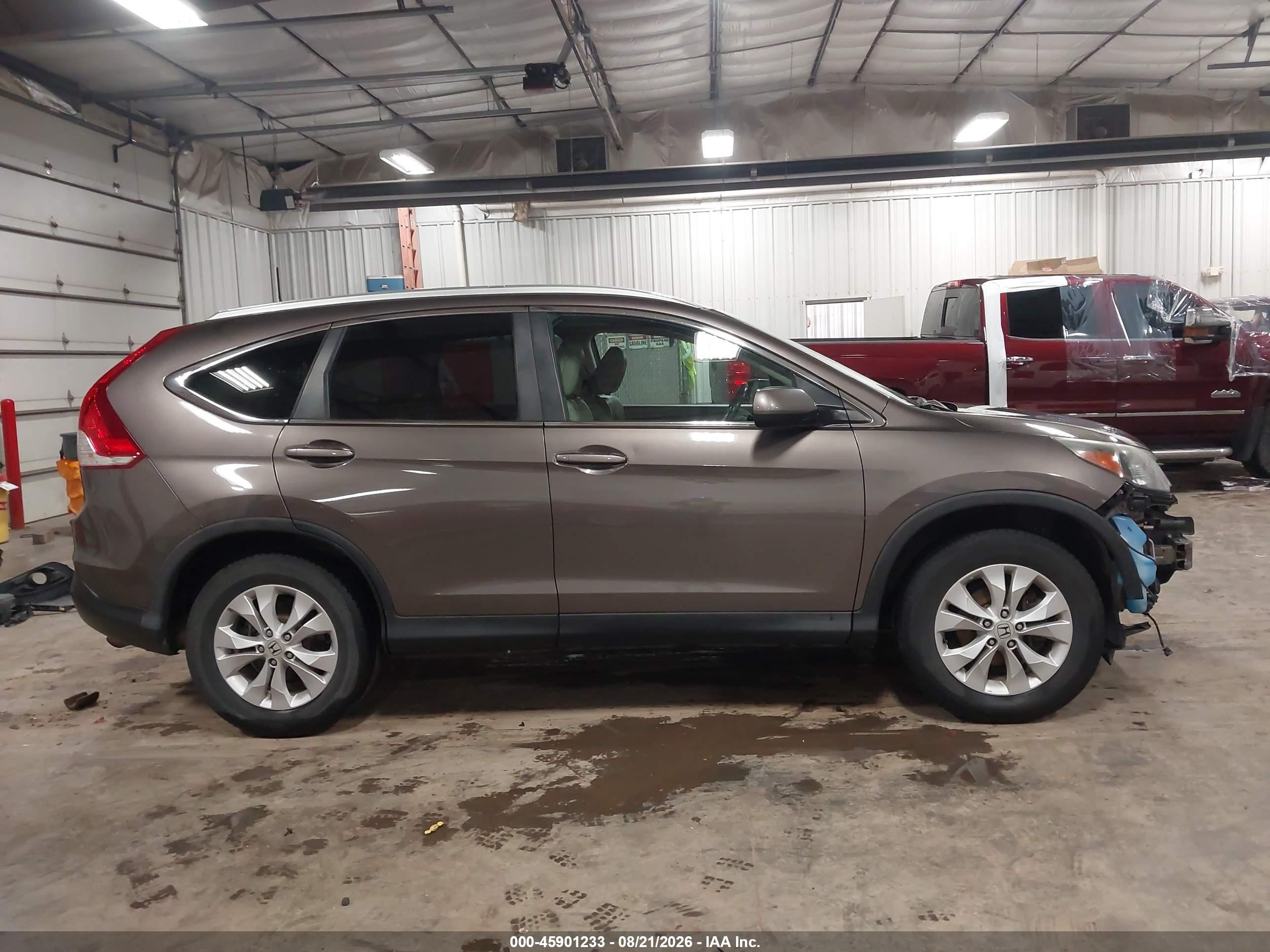 2014 Honda Cr-v Ex-l Серый vin: 2HKRM4H7XEH684313