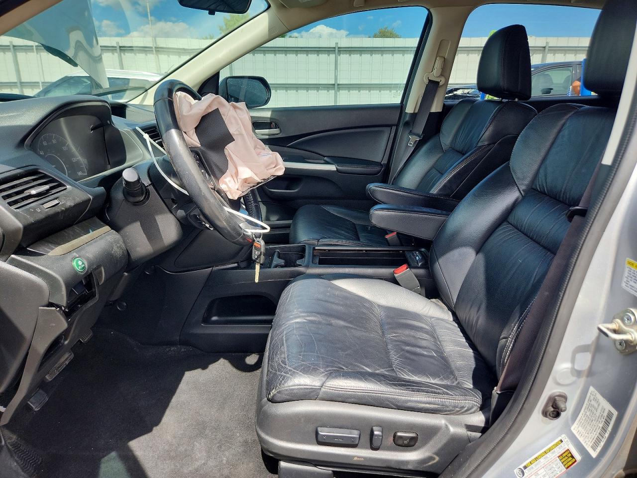 2014 Honda Cr-v Exl Silver vin: 2HKRM4H7XEH713499