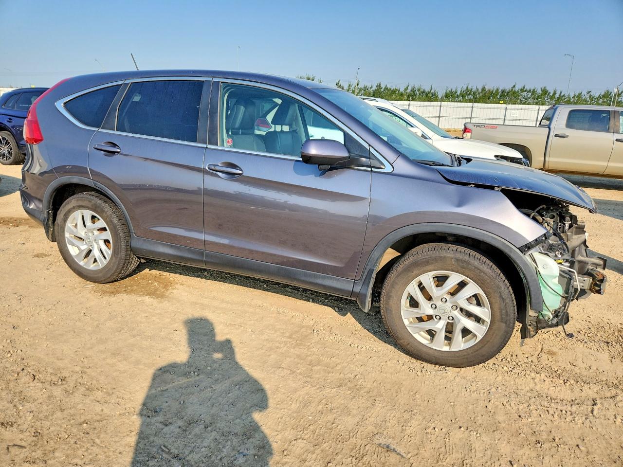 2015 Honda Cr-v Exl Серый vin: 2HKRM4H7XFH113759