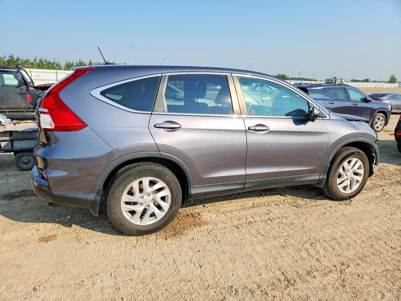 2015 Honda Cr-v Exl Серый vin: 2HKRM4H7XFH113759