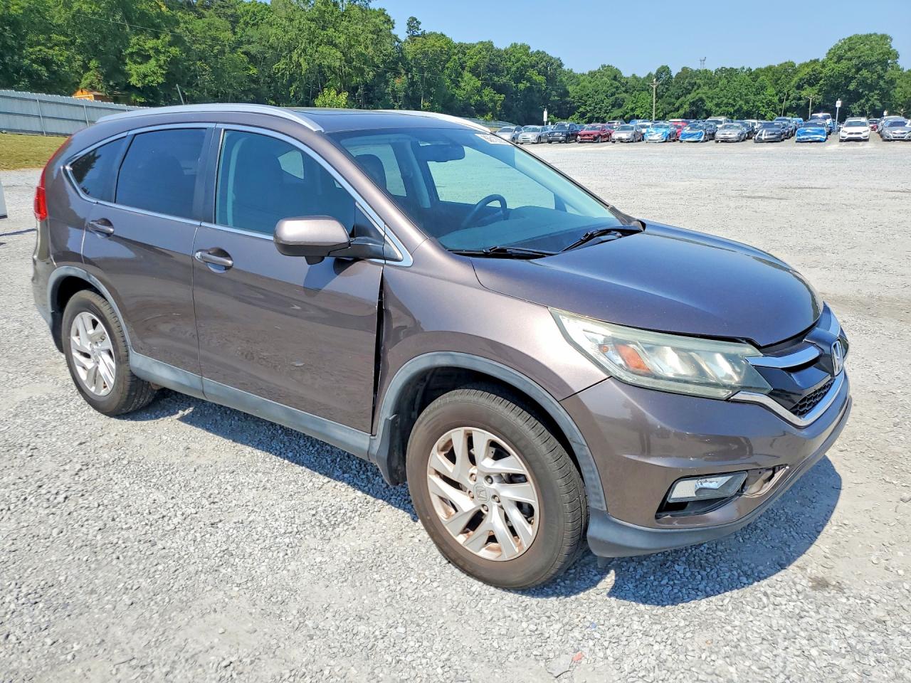 2015 Honda Cr-v Exl Brown vin: 2HKRM4H7XFH610052
