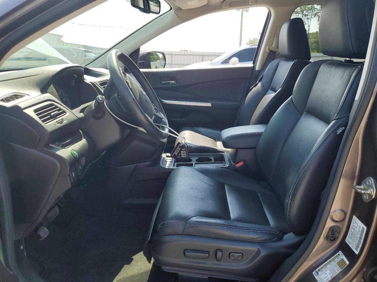 2015 Honda Cr-v Exl Brown vin: 2HKRM4H7XFH610052