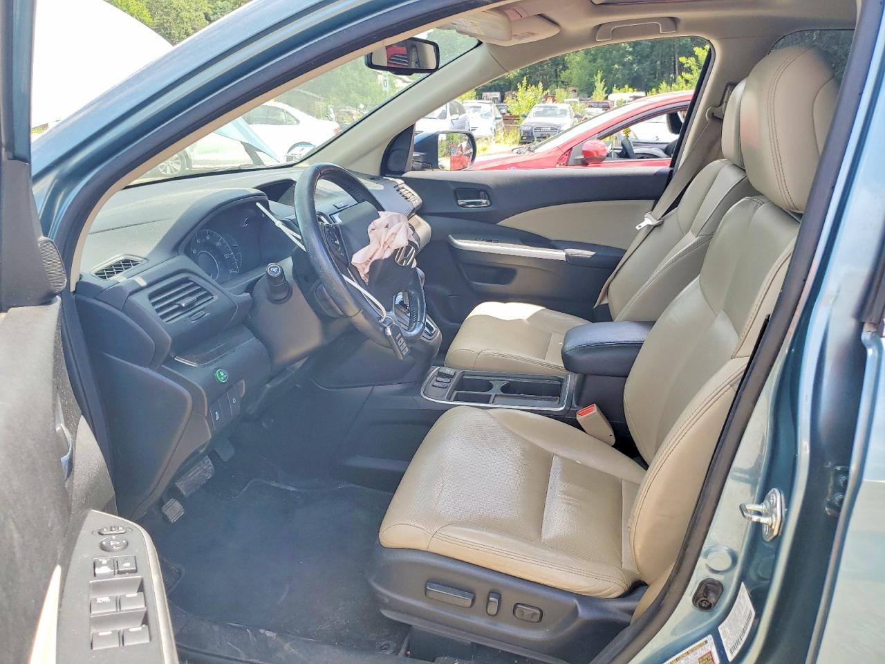 2015 Honda Cr-v Exl Blue vin: 2HKRM4H7XFH619995