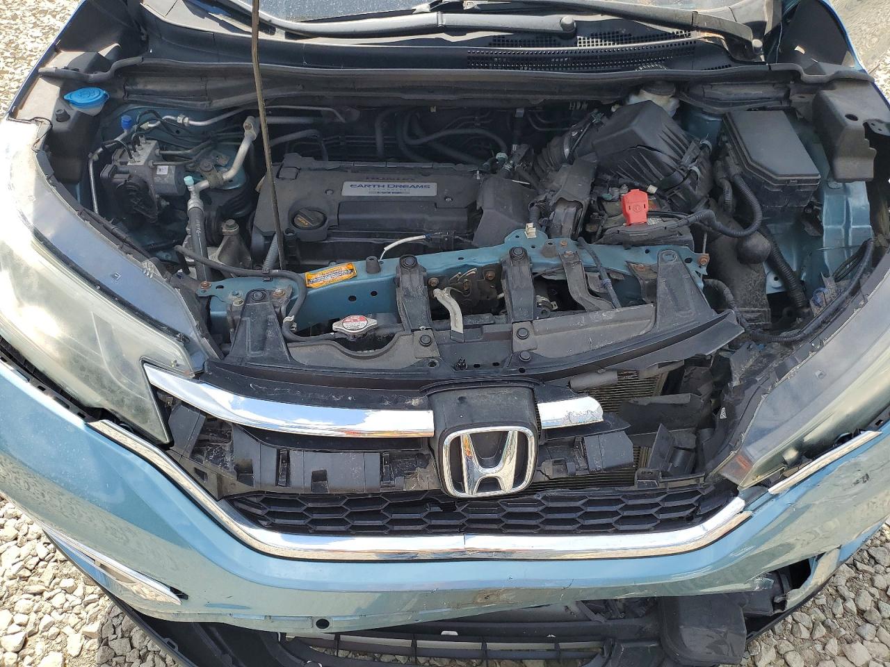 2015 Honda Cr-v Exl Blue vin: 2HKRM4H7XFH619995