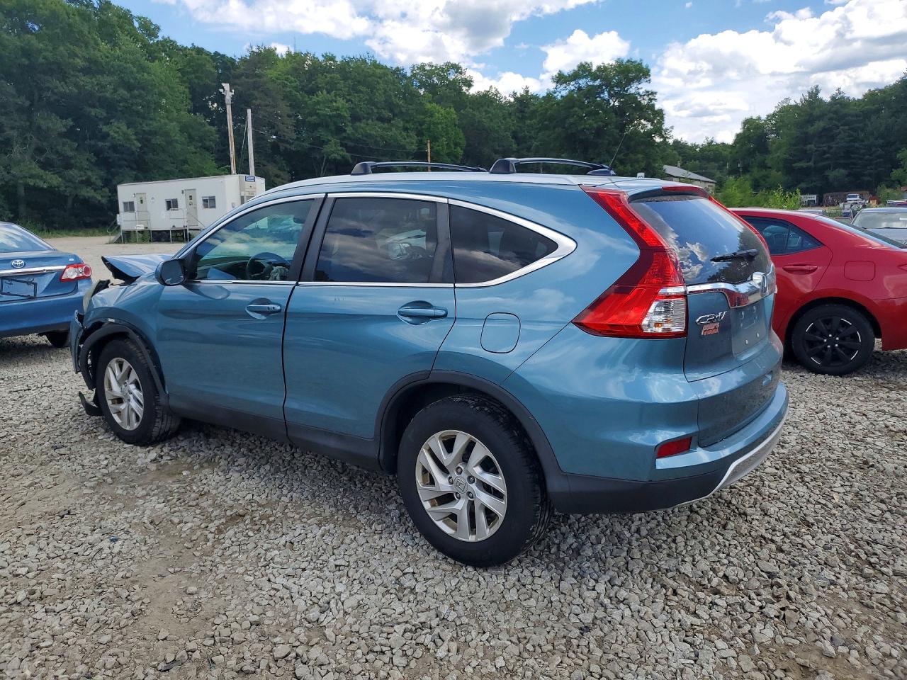 2015 Honda Cr-v Exl Blue vin: 2HKRM4H7XFH619995