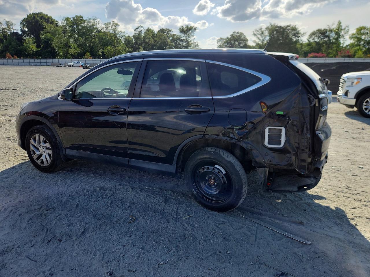 2015 Honda Cr-v Exl Black vin: 2HKRM4H7XFH656593