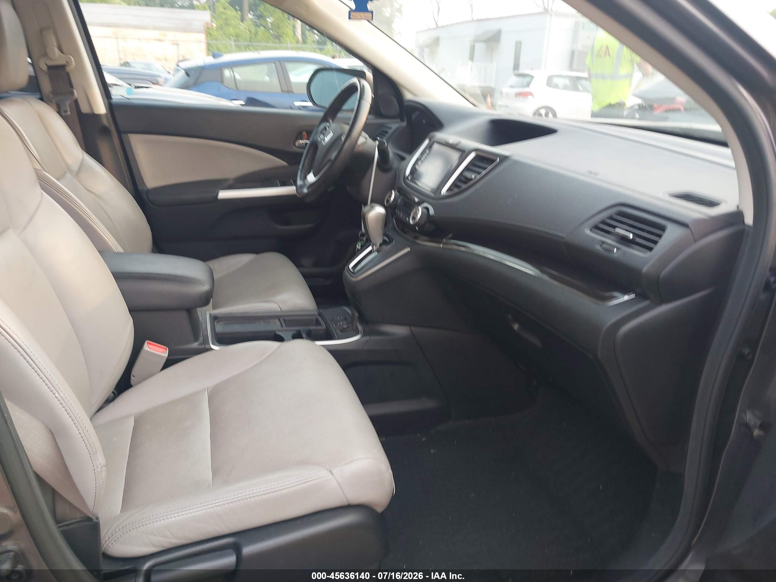 2015 Honda Cr-v Ex-l Серый vin: 2HKRM4H7XFH664385