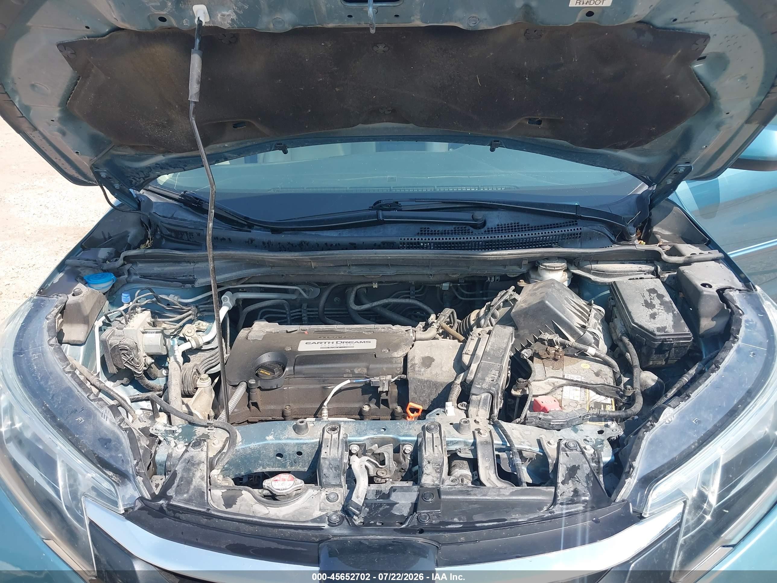 2015 Honda Cr-v Ex-l Light Blue vin: 2HKRM4H7XFH672955