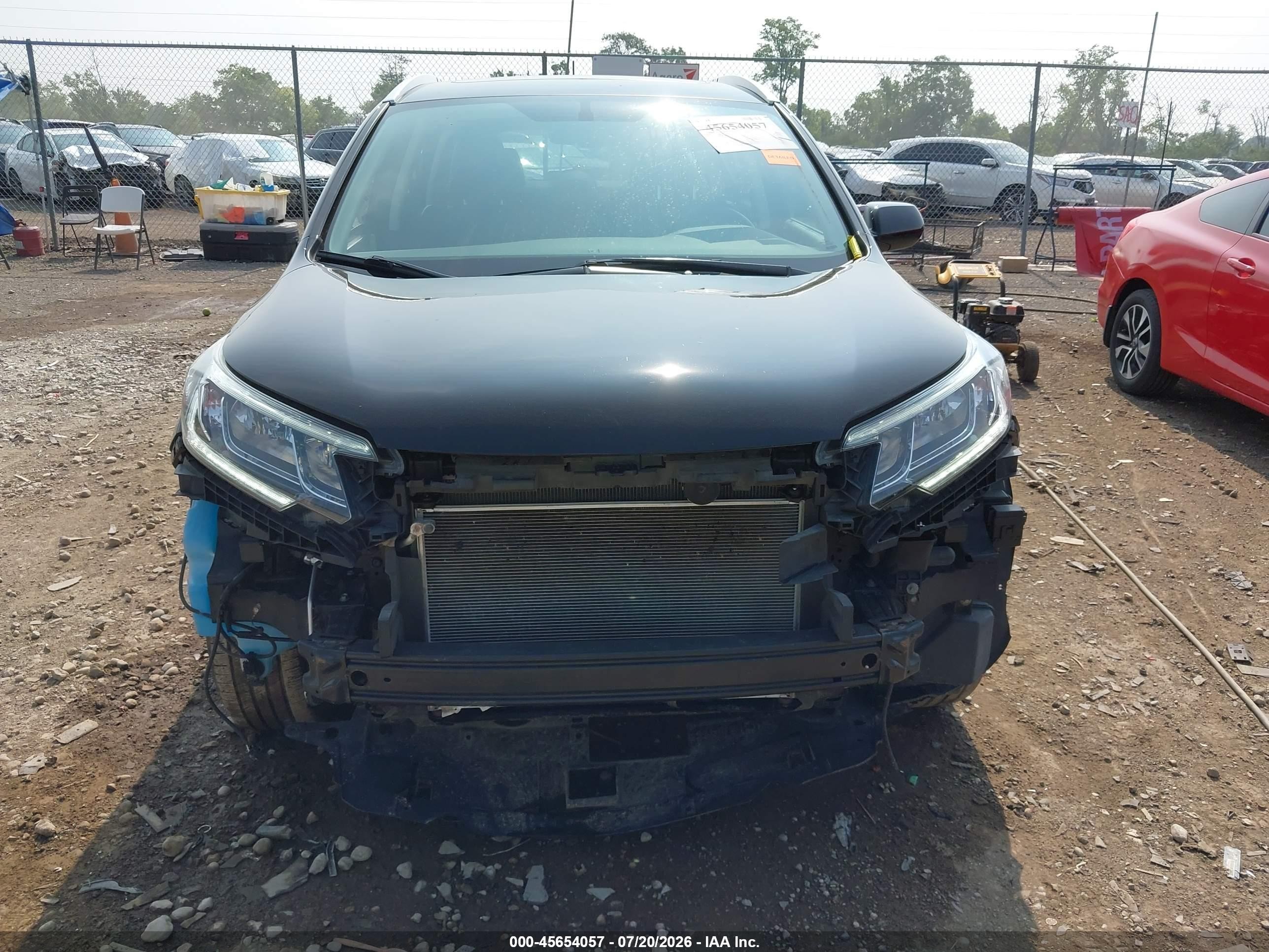 2015 Honda Cr-v Ex-l Black vin: 2HKRM4H7XFH698696