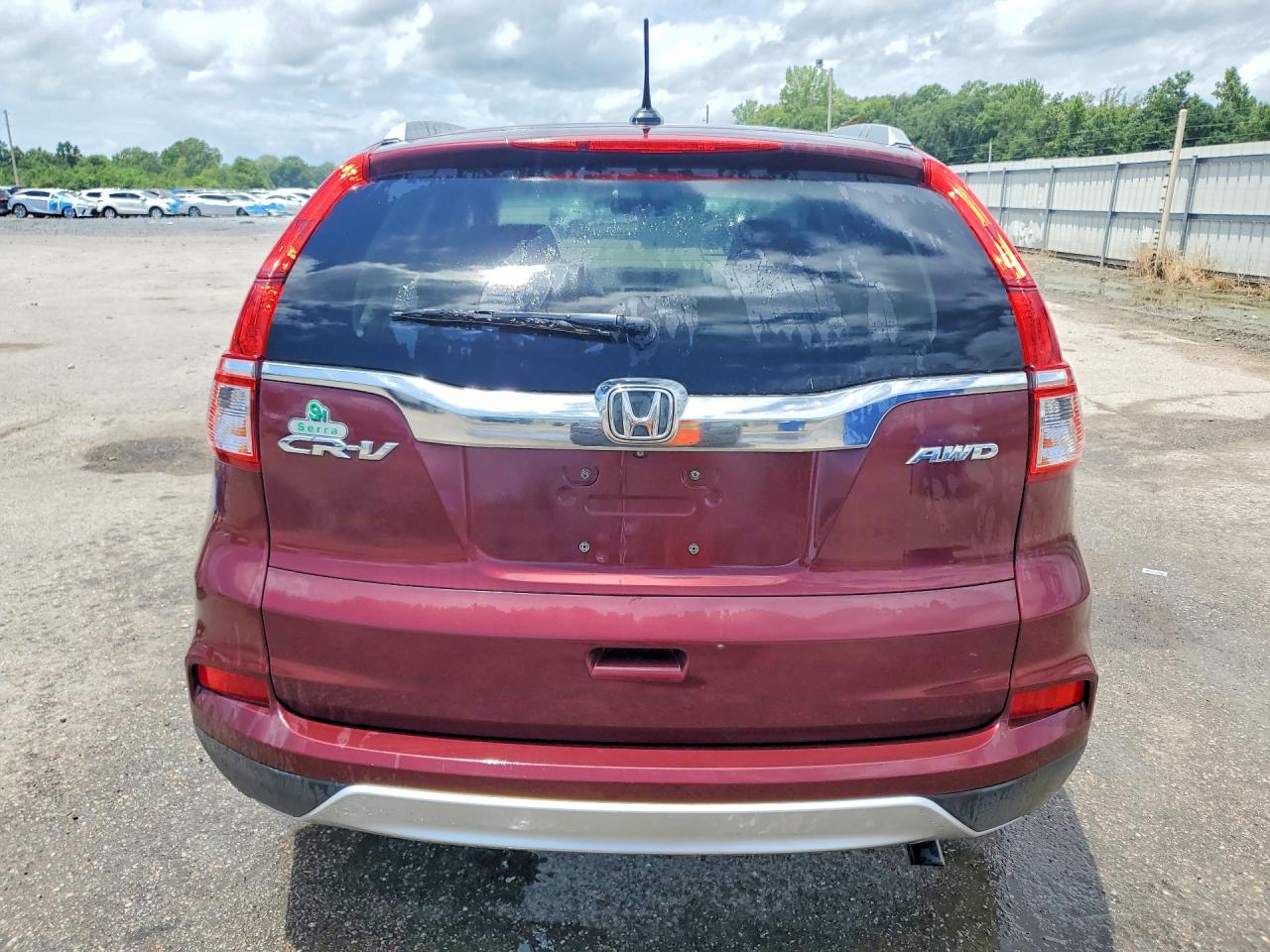2016 Honda Cr-v Exl Burgundy vin: 2HKRM4H7XGH662749