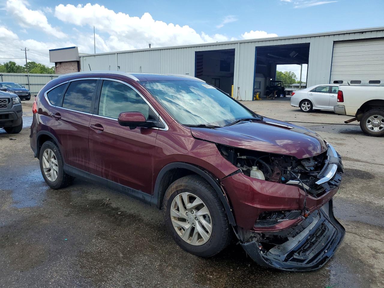 2016 Honda Cr-v Exl Burgundy vin: 2HKRM4H7XGH662749