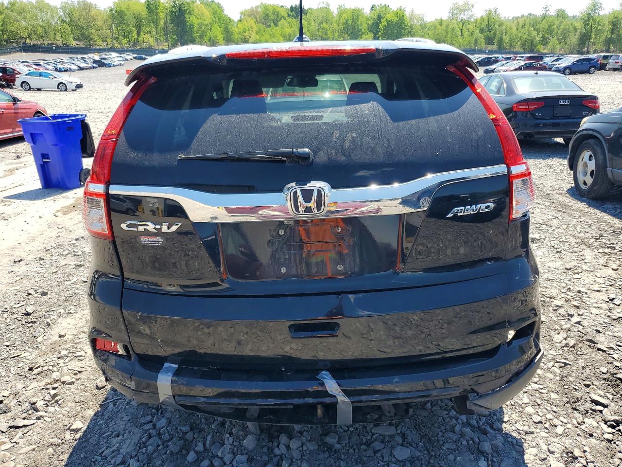2016 Honda Cr-v Exl Black vin: 2HKRM4H7XGH674500