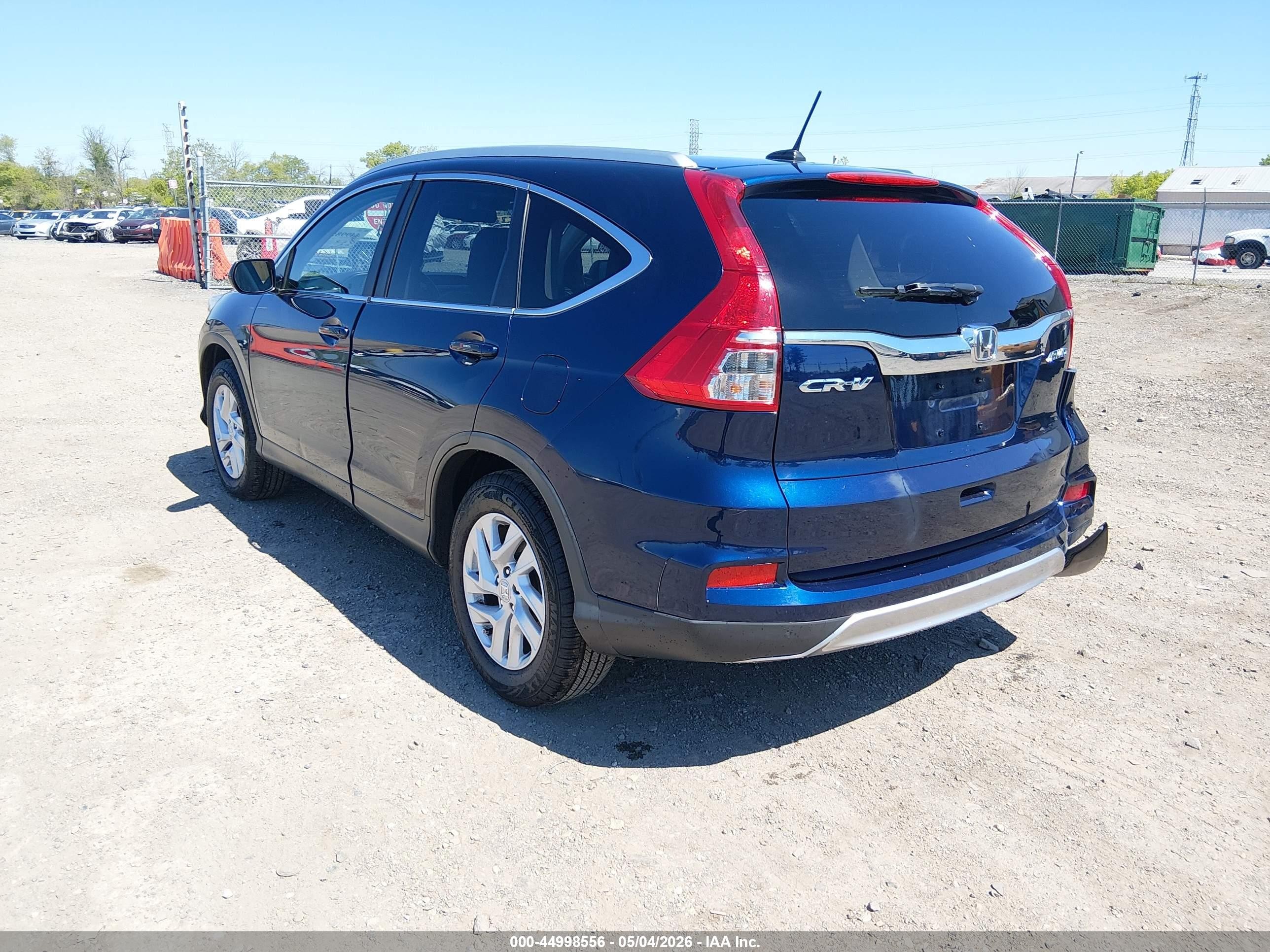 2016 Honda Cr-v Ex-l Синий vin: 2HKRM4H7XGH696447