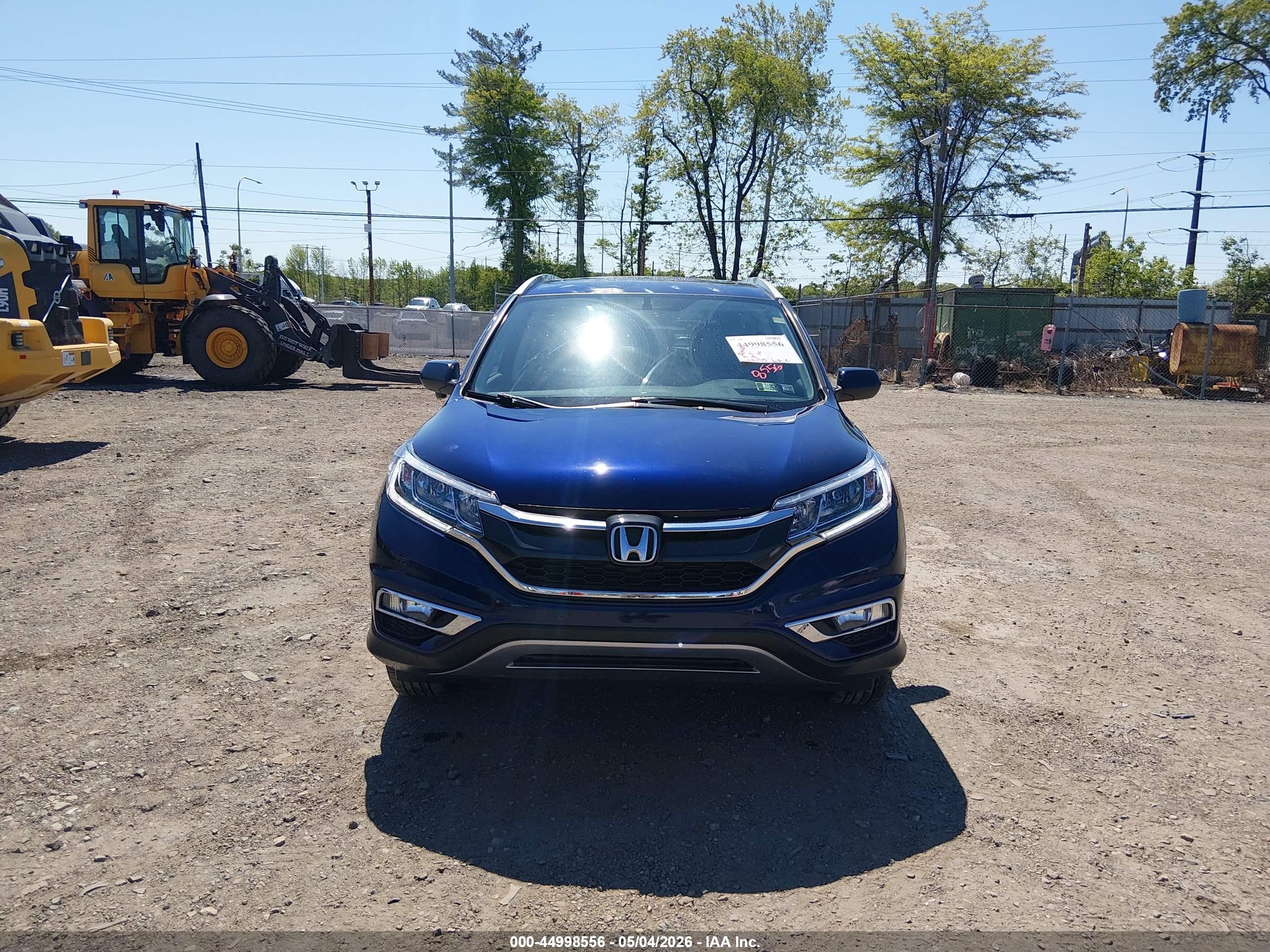 2016 Honda Cr-v Ex-l Синий vin: 2HKRM4H7XGH696447