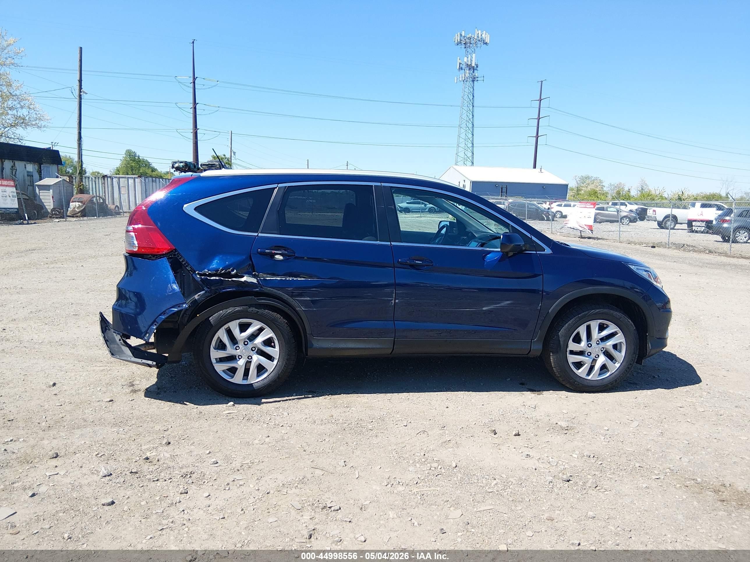 2016 Honda Cr-v Ex-l Синий vin: 2HKRM4H7XGH696447