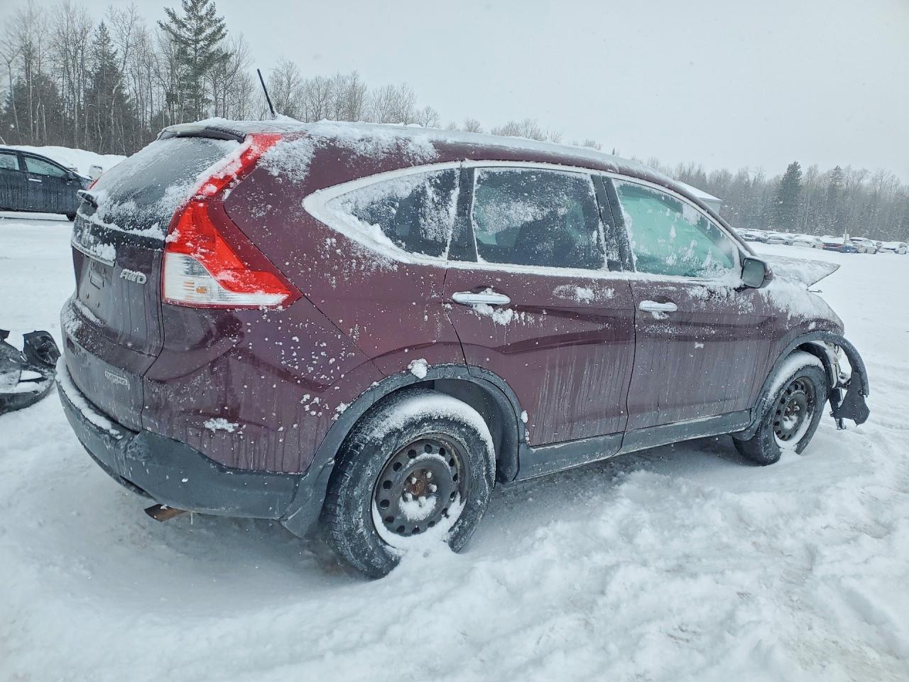 2014 Honda Cr-v Touring Burgundy vin: 2HKRM4H90EH131929