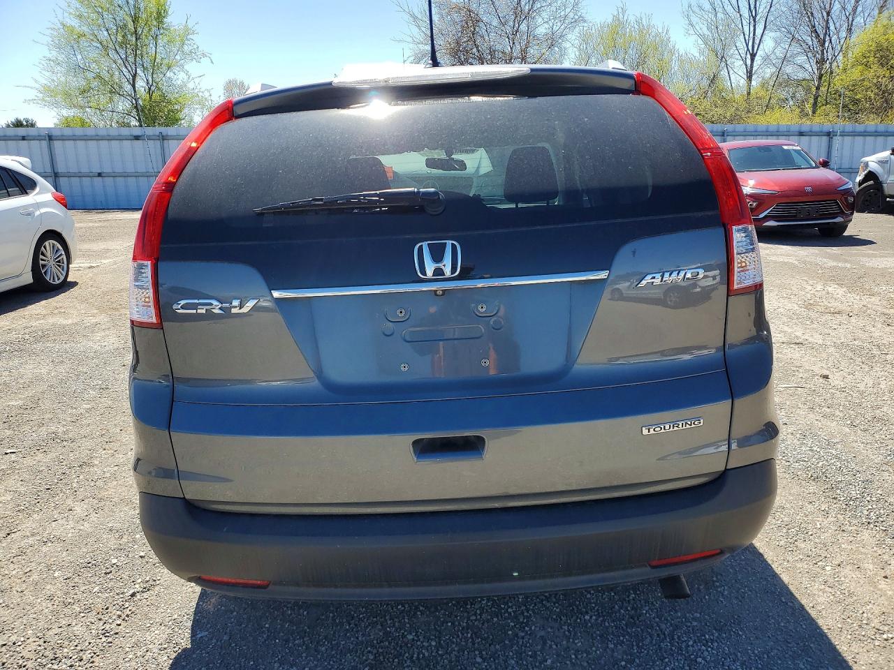 2014 Honda Cr-v Touring Серый vin: 2HKRM4H91EH104951