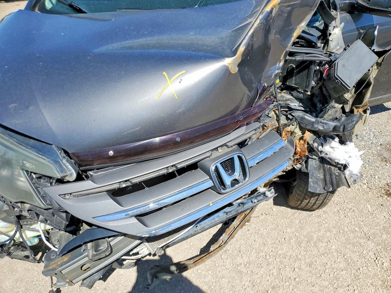 2014 Honda Cr-v Touring Серый vin: 2HKRM4H91EH104951