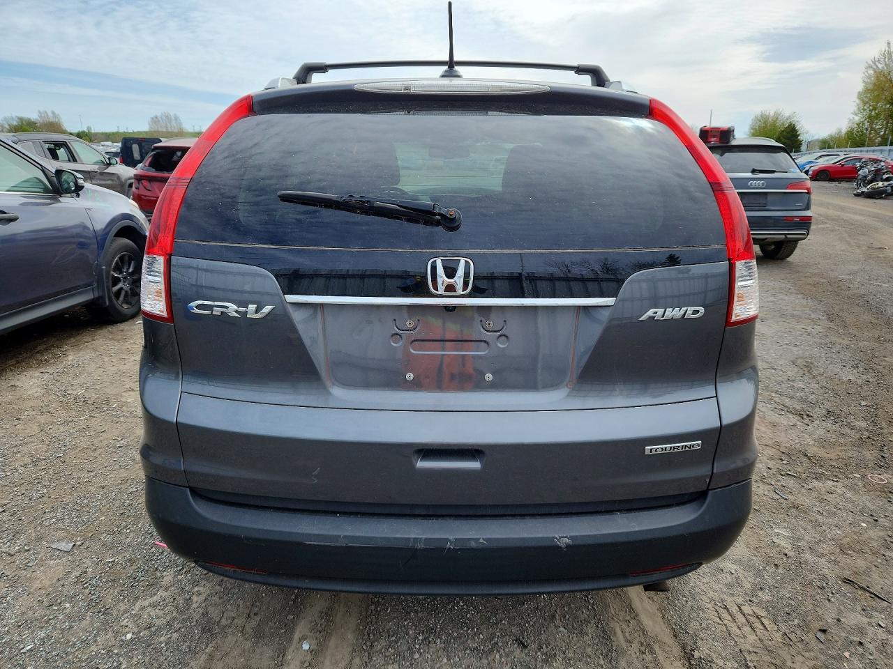 2013 Honda Cr-v Touring 4dr Awd Серый vin: 2HKRM4H92DH106299