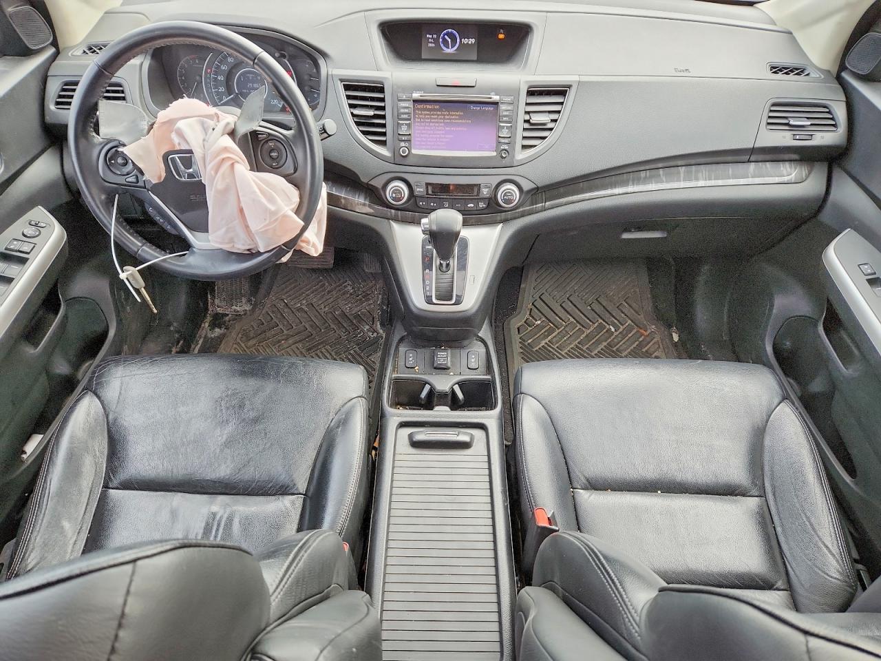 2013 Honda Cr-v Touring 4dr Awd Серый vin: 2HKRM4H92DH106299