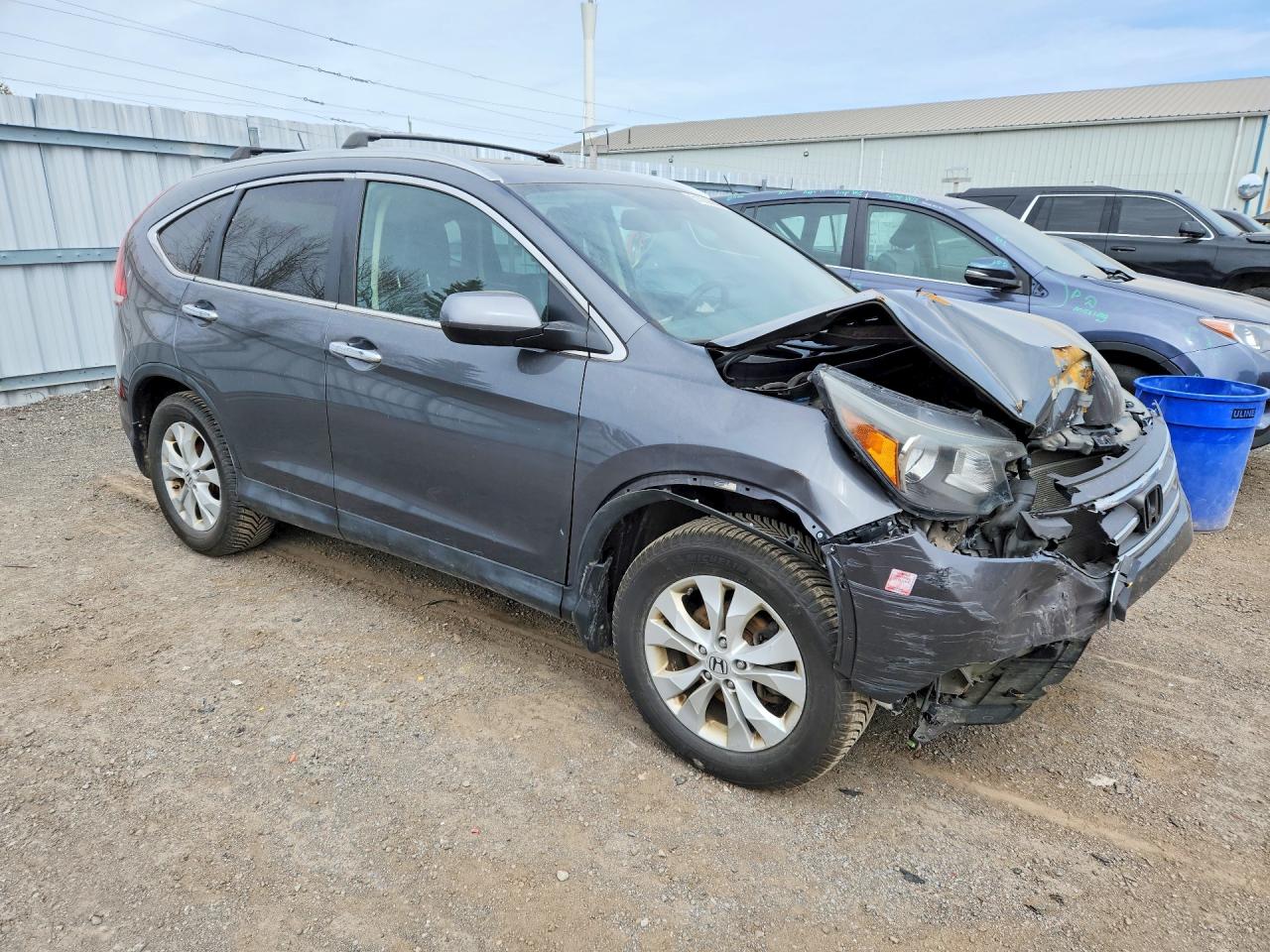 2013 Honda Cr-v Touring 4dr Awd Серый vin: 2HKRM4H92DH106299