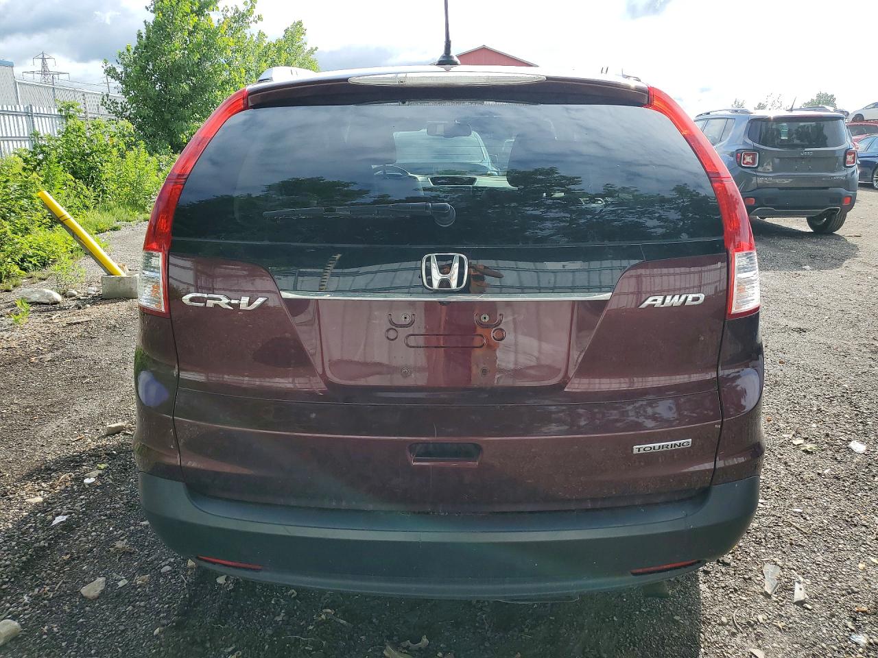 2013 Honda Cr-v Touring Burgundy vin: 2HKRM4H94DH114842