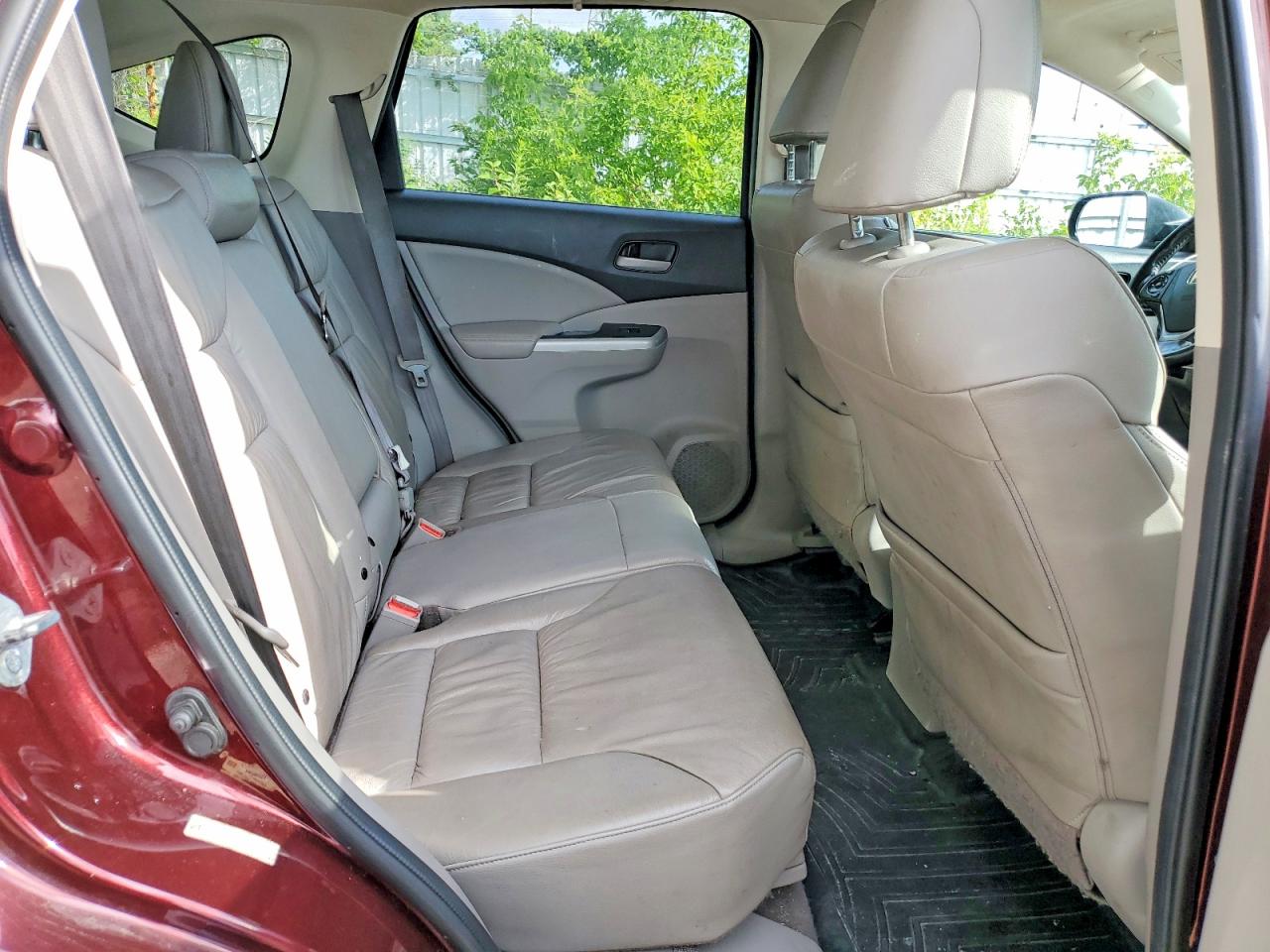 2013 Honda Cr-v Touring Burgundy vin: 2HKRM4H94DH114842