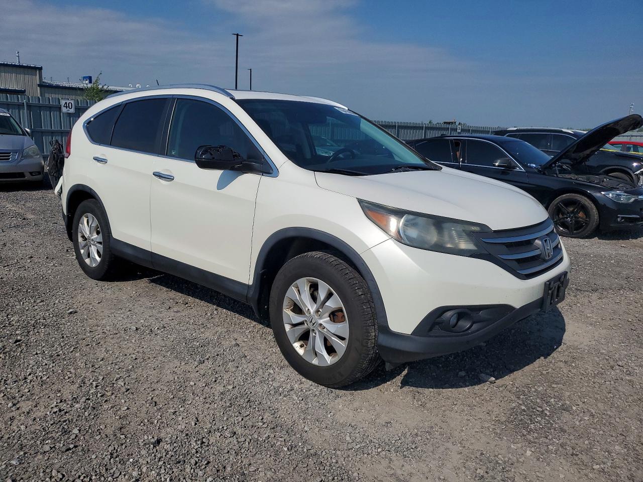 2012 Honda Cr-v Touring Белый vin: 2HKRM4H97CH103428