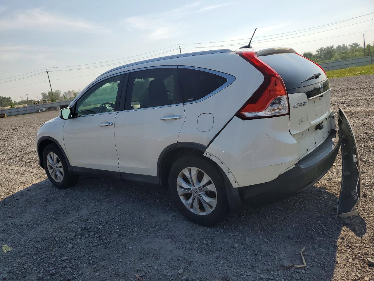 2012 Honda Cr-v Touring Белый vin: 2HKRM4H97CH103428