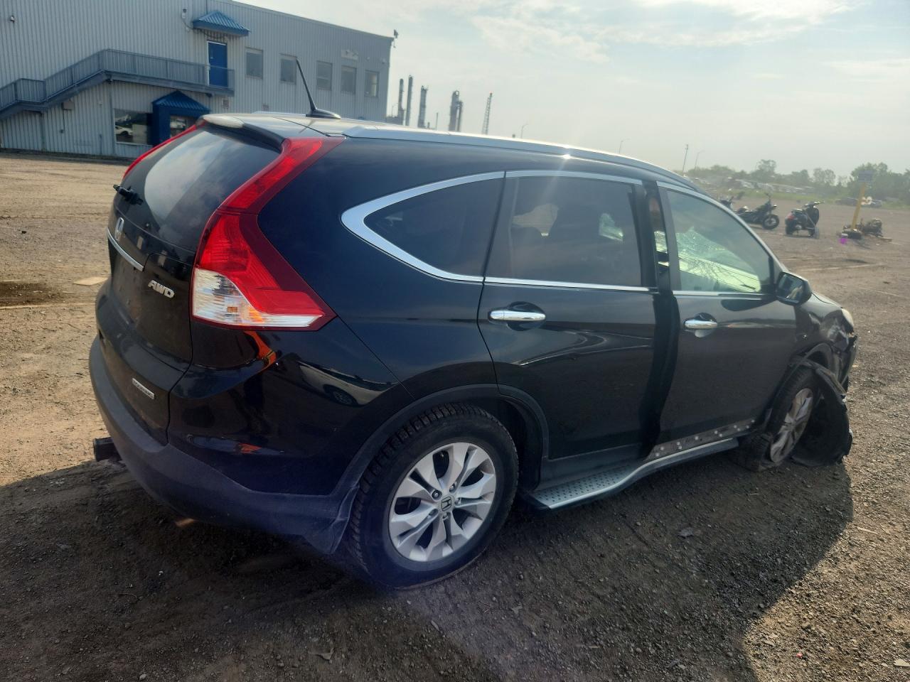 2014 Honda Cr-v Touring Black vin: 2HKRM4H97EH107370