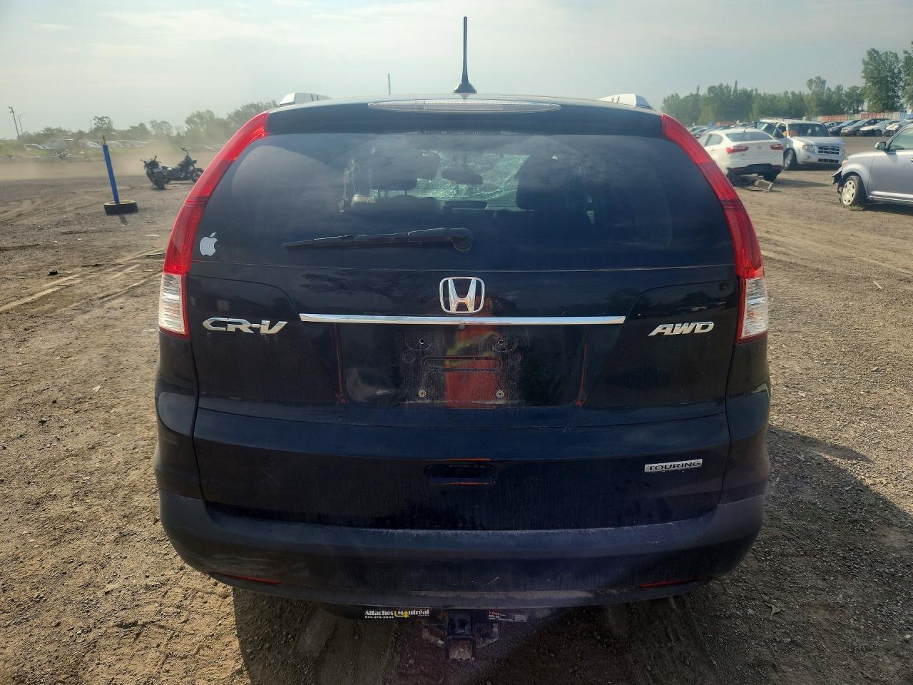 2014 Honda Cr-v Touring Black vin: 2HKRM4H97EH107370