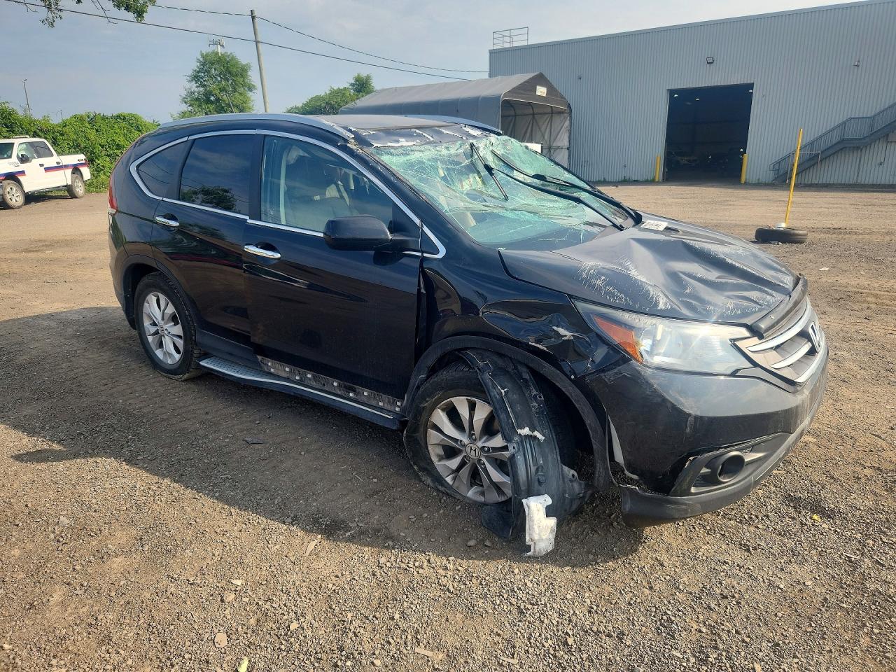 2014 Honda Cr-v Touring Black vin: 2HKRM4H97EH107370