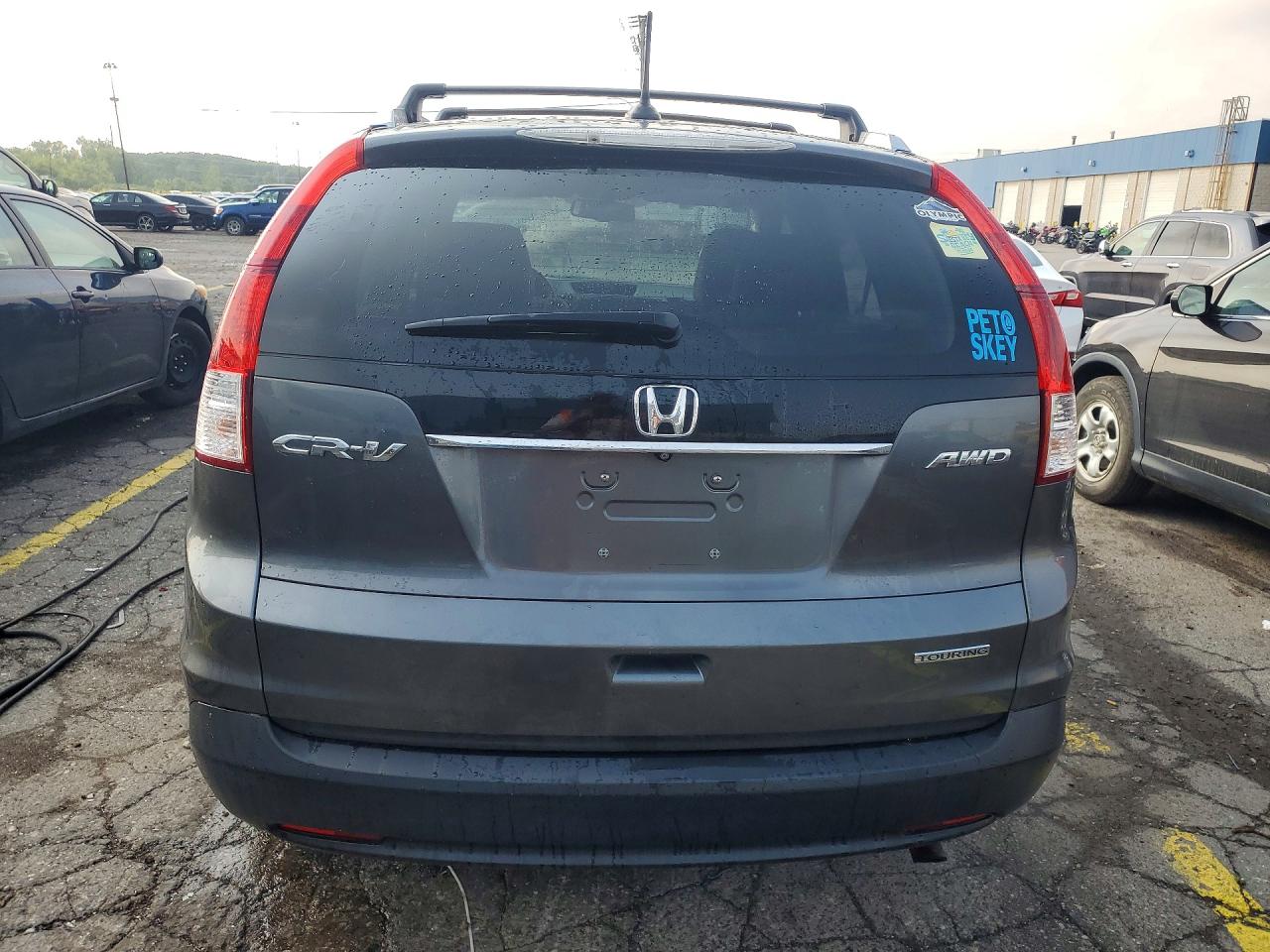 2013 Honda Cr-v Touring Silver vin: 2HKRM4H98DH114567