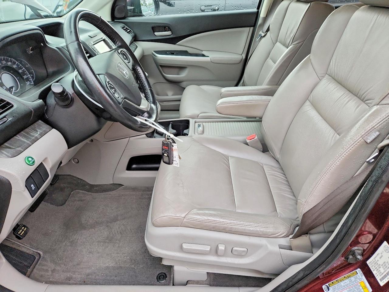2013 Honda Cr-v Touring Burgundy vin: 2HKRM4H9XDH114389