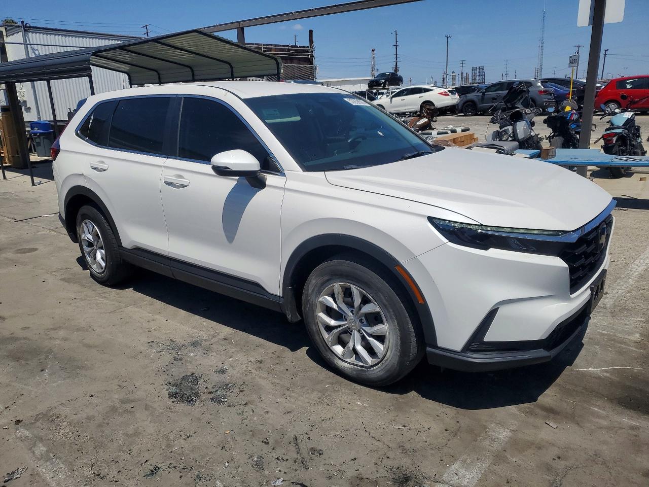 2023 Honda Cr-v Lx White vin: 2HKRS3H22PH305442