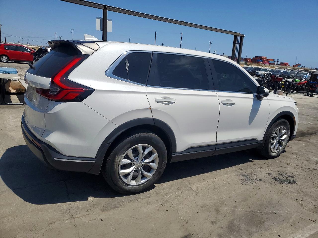 2023 Honda Cr-v Lx White vin: 2HKRS3H22PH305442