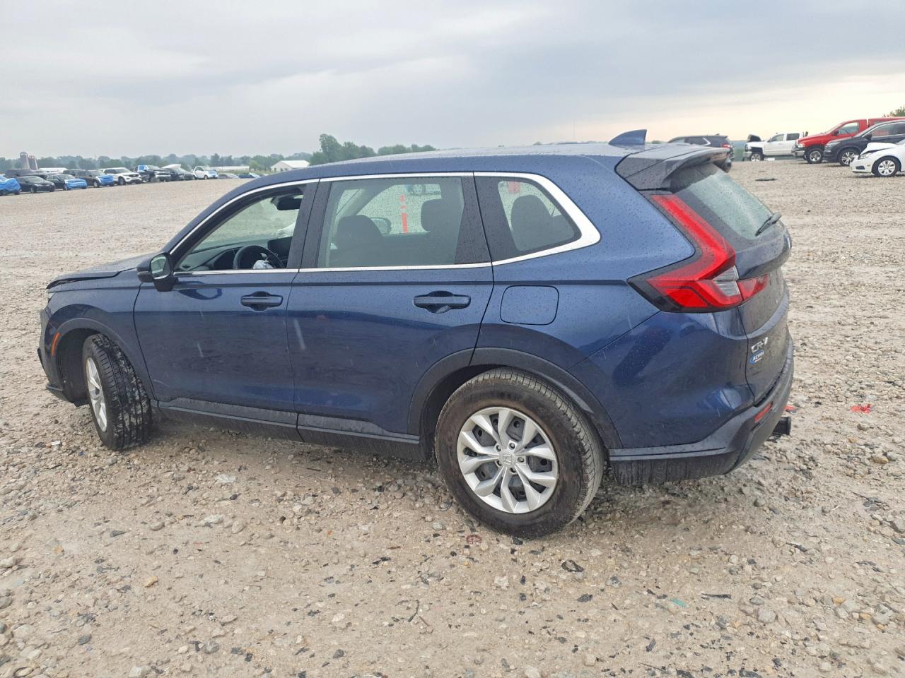 2024 Honda Cr-v Lx Blue vin: 2HKRS3H27RH302992