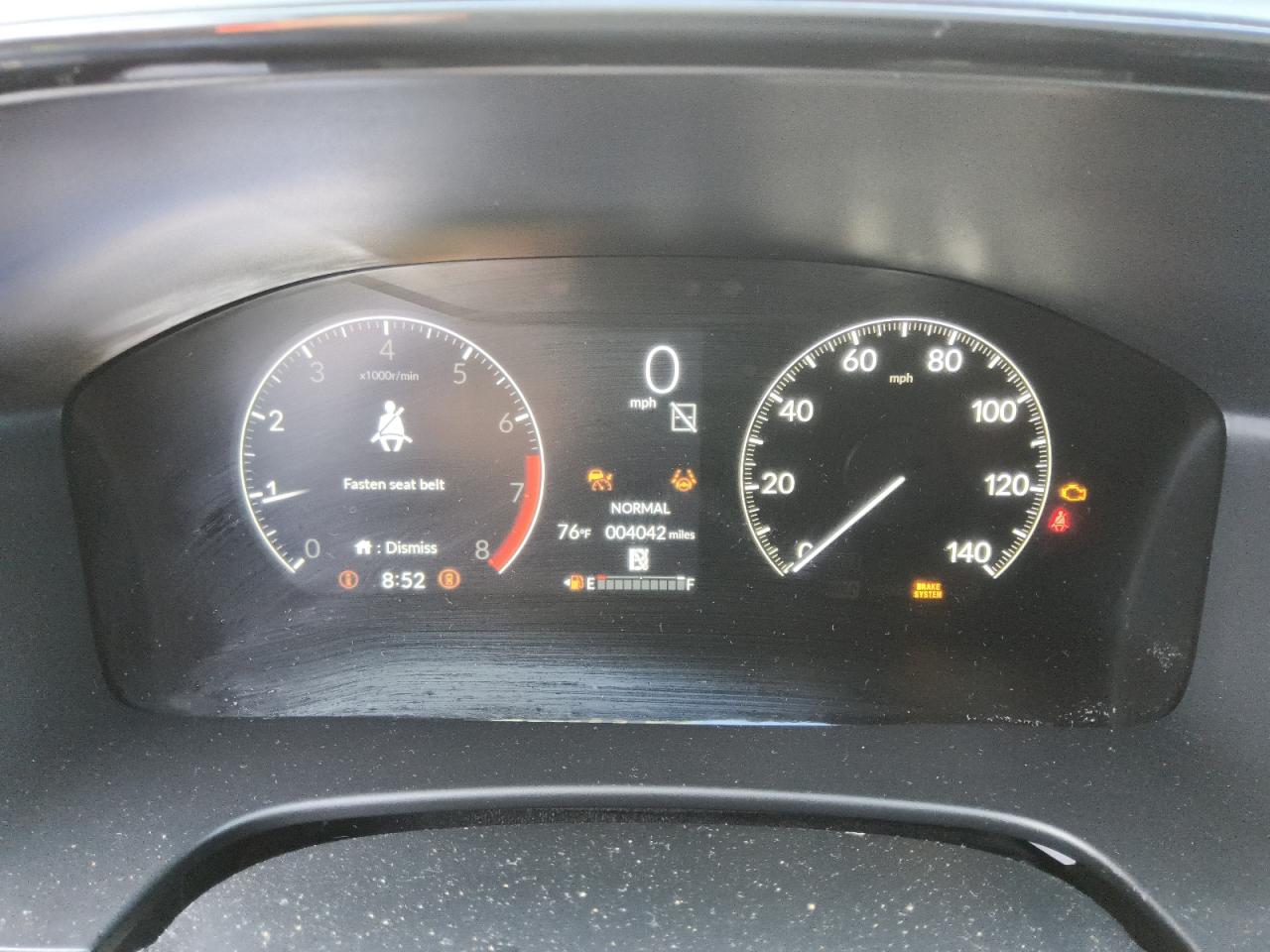 2026 Honda Cr-v Ex Gray vin: 2HKRS3H40TH339844 Damage: Warning Light - Engine, On, Unacceptable