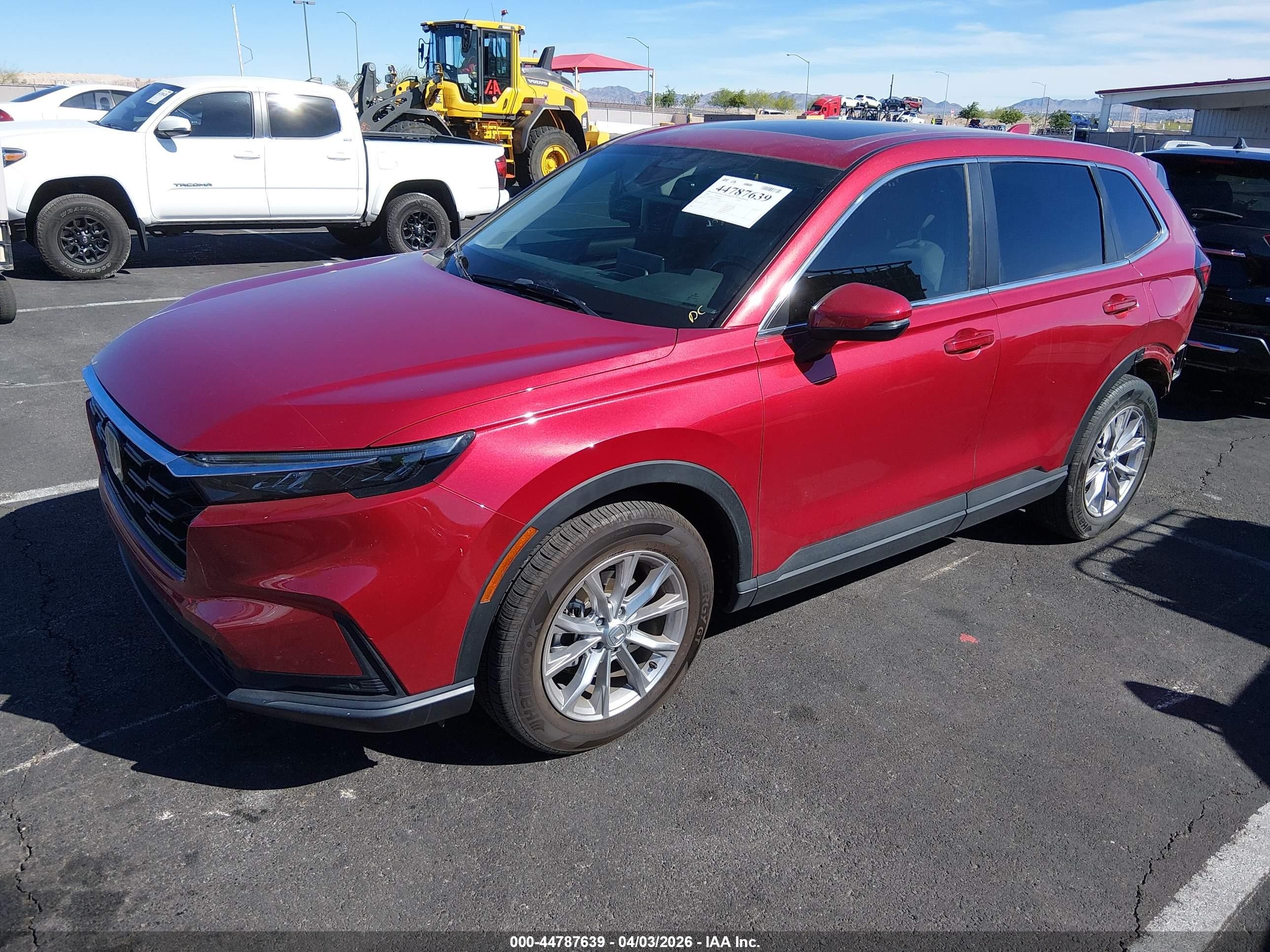 2024 Honda Cr-v Ex-l 2wd Red vin: 2HKRS3H73RH300992