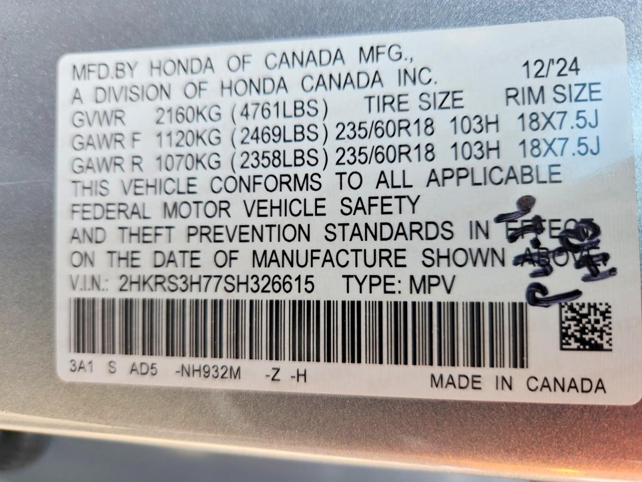 2025 Honda Cr-v Exl Silver vin: 2HKRS3H77SH326615