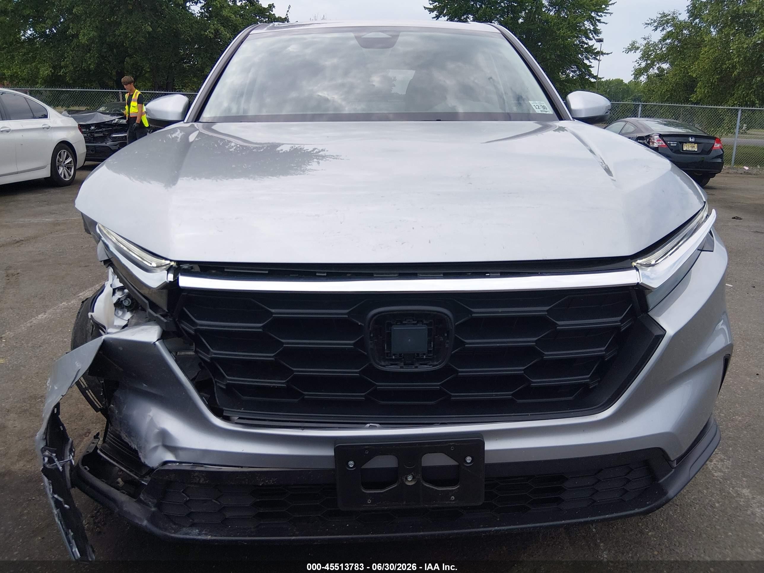 2026 Honda Cr-v Lx Awd Серебряный vin: 2HKRS4H29TH445553