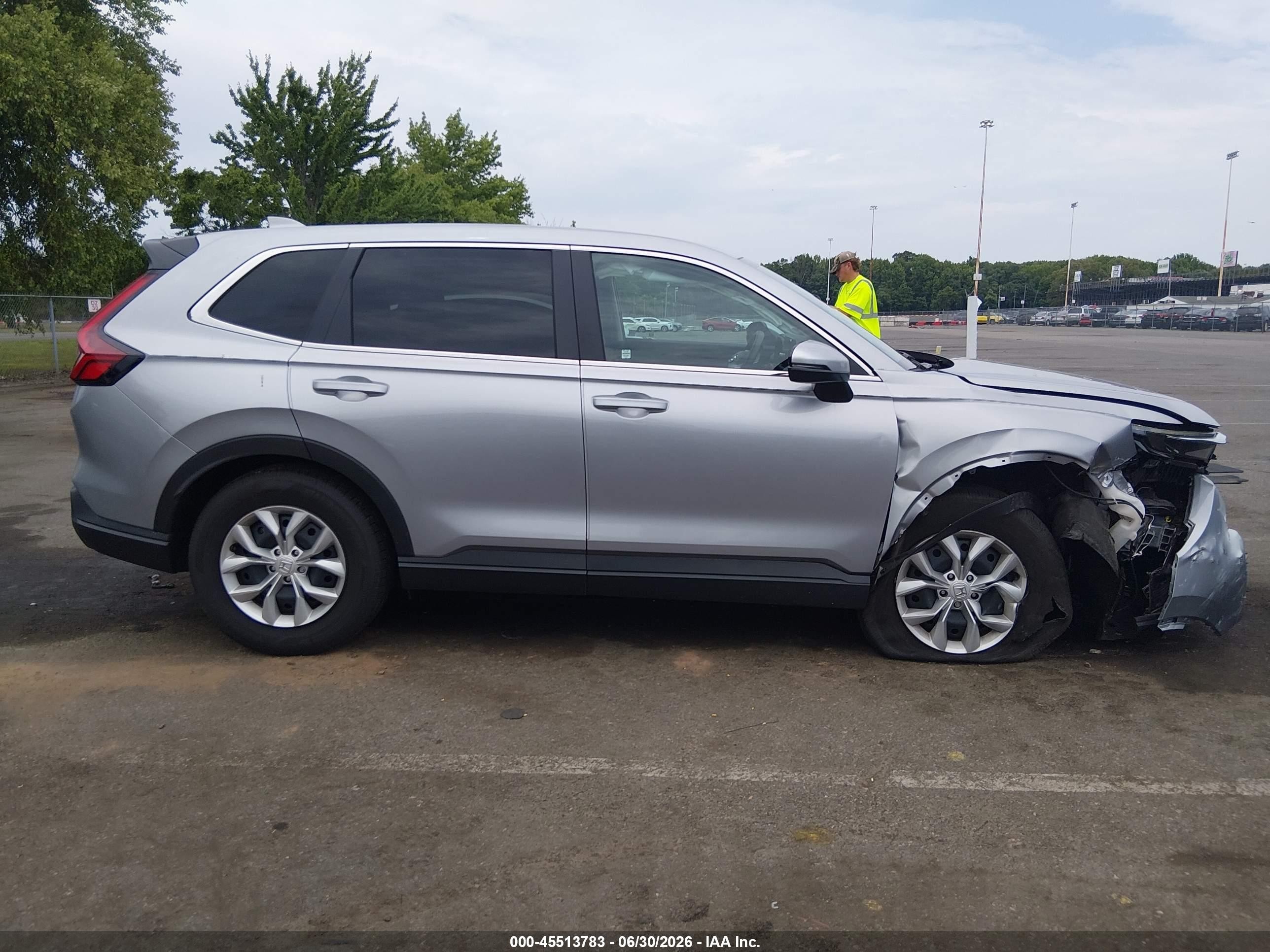 2026 Honda Cr-v Lx Awd Серебряный vin: 2HKRS4H29TH445553