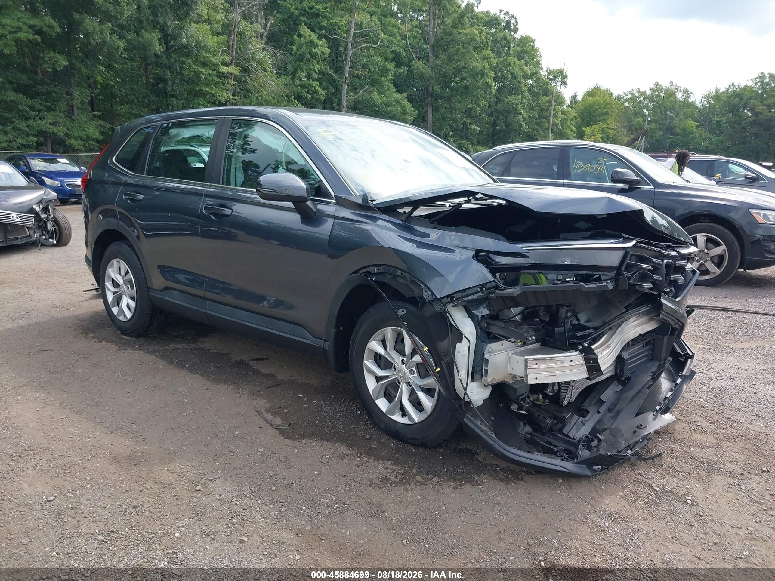 2023 Honda Cr-v Lx Awd Gray vin: 2HKRS4H2XPH429142
